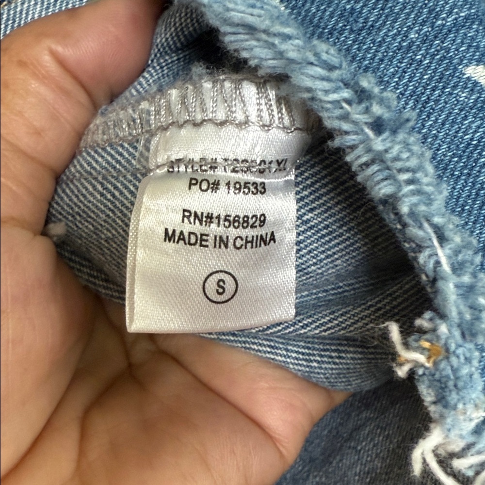 White Birch Starry Denim Jacket - Picture 5 of 7
